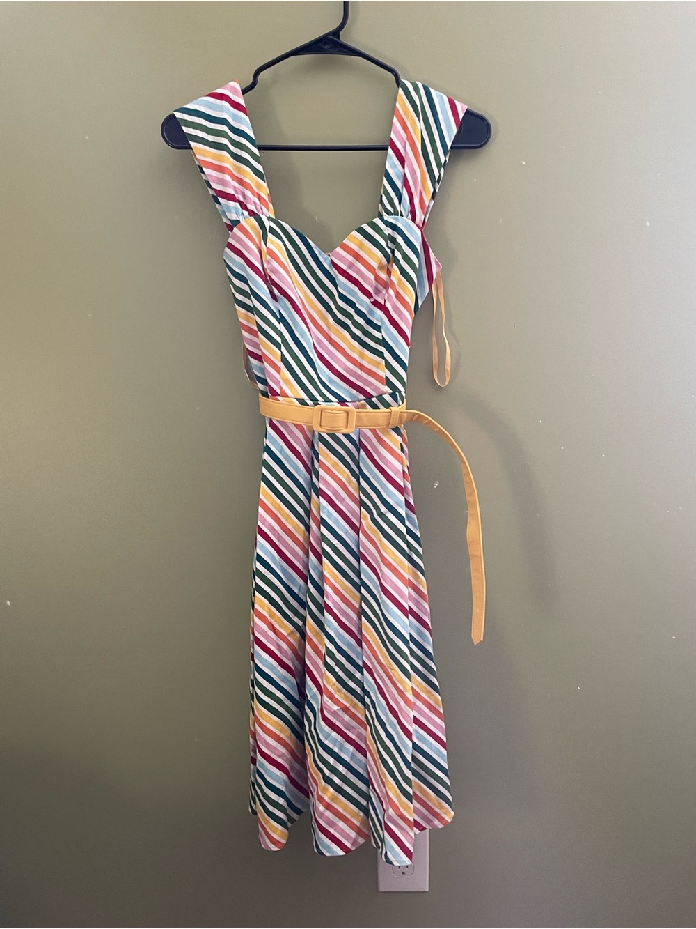 ModCloth x Collectif Multi-Colored Striped Dress | Size 0